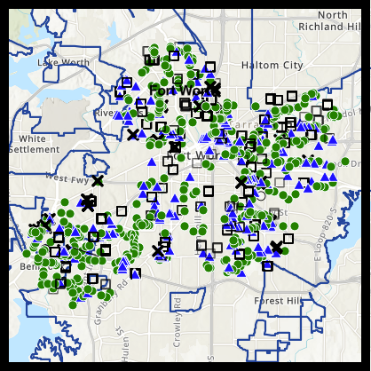 Select Tarrant County Wells